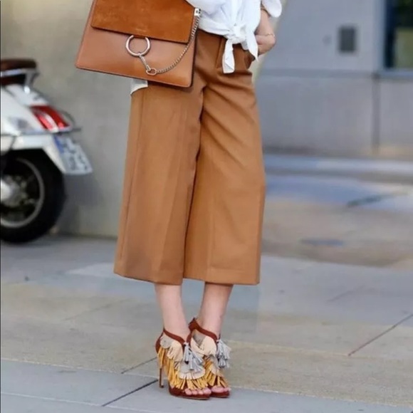 NWT ZARA TRI-COLOR SANDAL WITH FRINGE - Picture 5 of 7